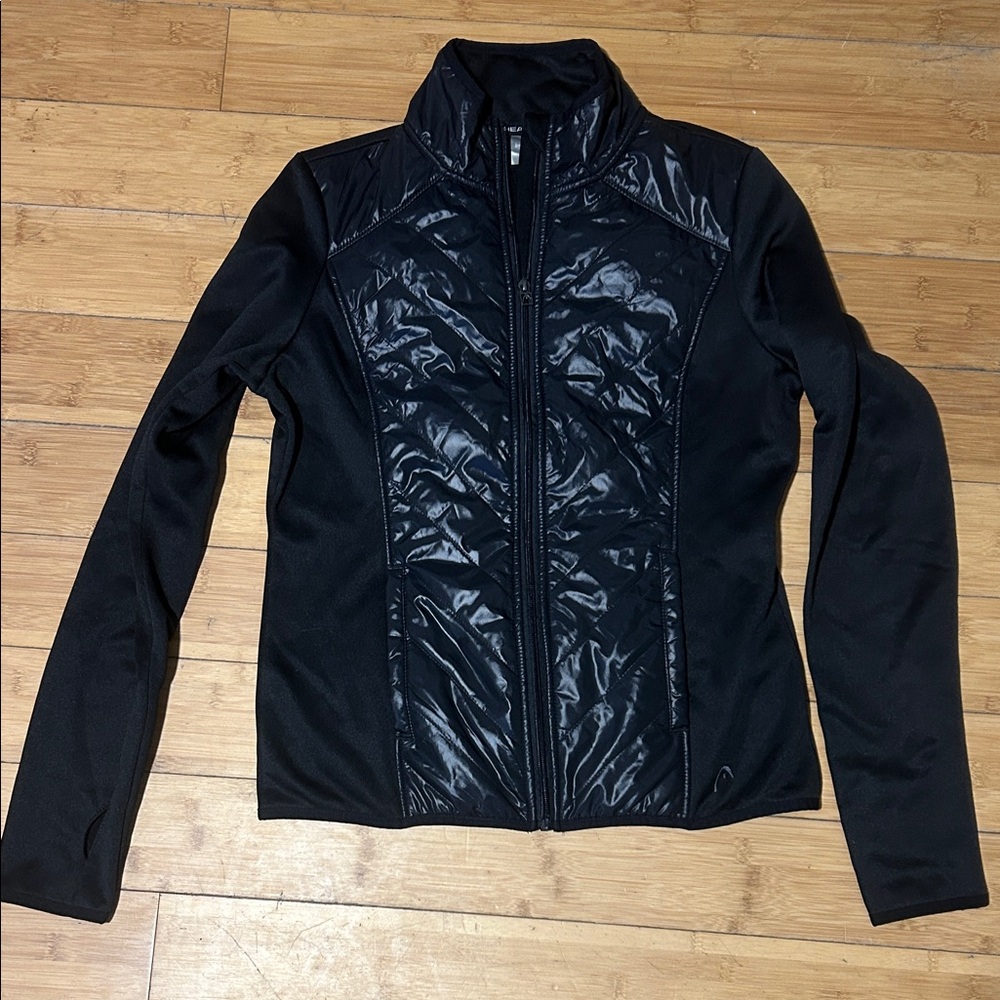 Head Women's Glossy Black Puffer Jacket